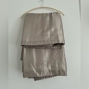 Elegant Satin curtains. Set of 2
